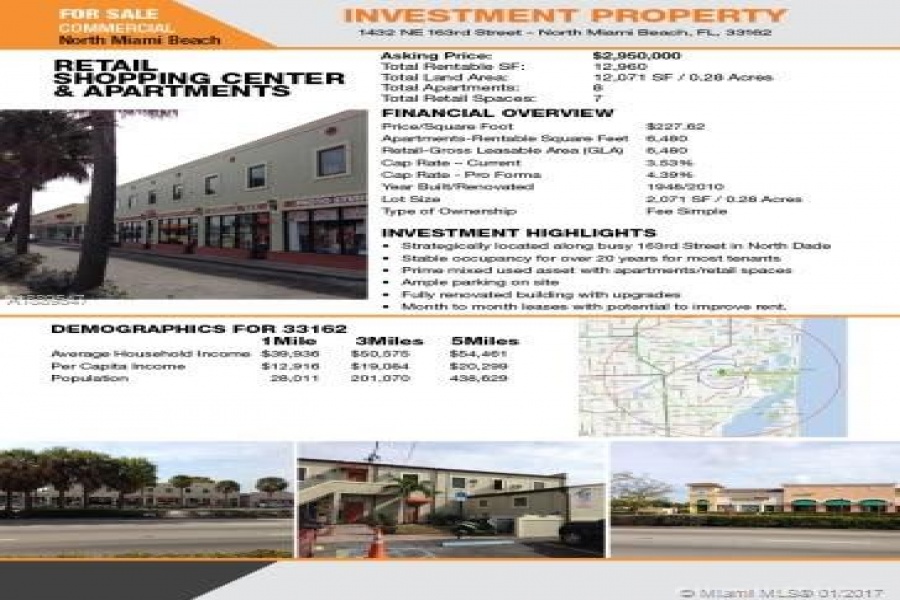 Florida 33162,Commercial Property,A1889547