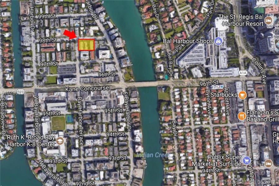 Bay Harbor Islands,Florida 33154,Commercial Land,98 St,A10296429