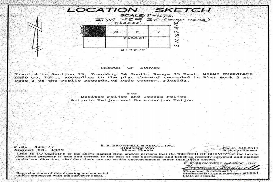 Miami,Florida 33185,Commercial Land,bird rd,A10321753