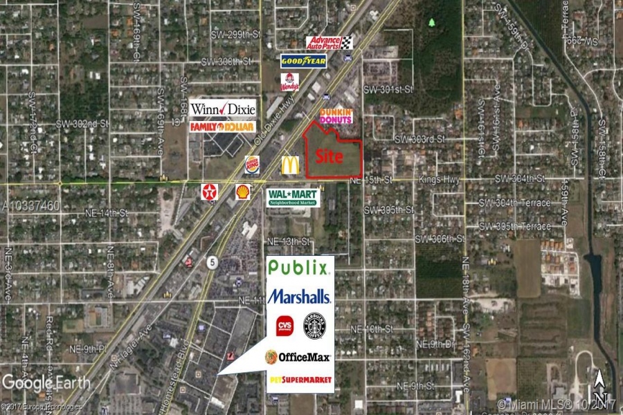 Homestead,Florida 33033,Commercial Land,304 ST,A10337460